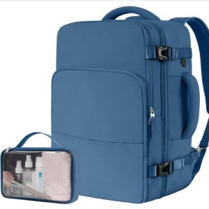 Blue Travel backpack for women