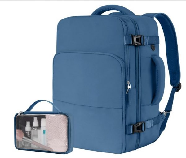 Blue Travel backpack for women