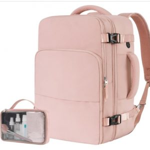 Pink Travel Backpack for Women