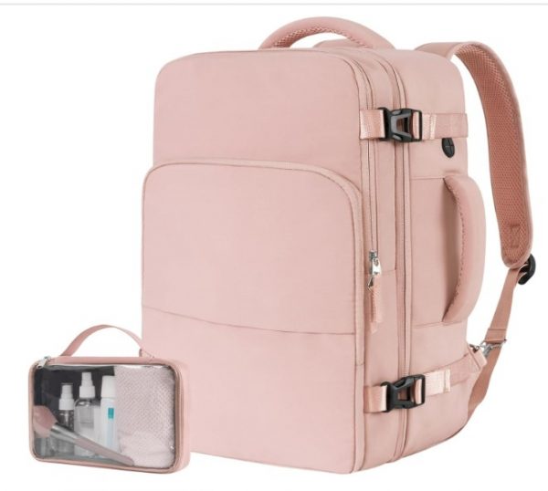 Pink Travel Backpack for Women