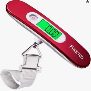 Portable Luggage Scale - Red