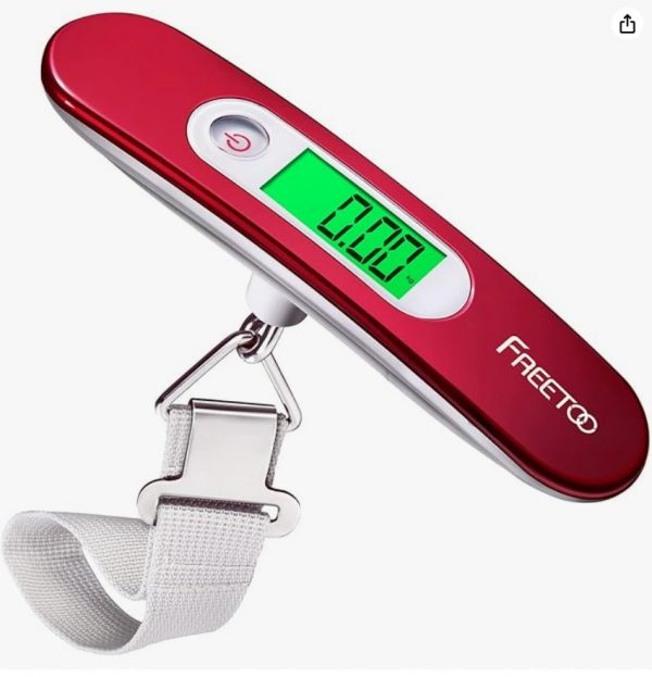 Portable Luggage Scale - Red