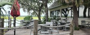 Beaufort, SC - Unique cuisines - Gilligan's Seafood Restaurant - outside eating area.