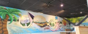 Beaufort, SC - Unique cuisines - Gilligan's Seafood Restaurant - mural 1